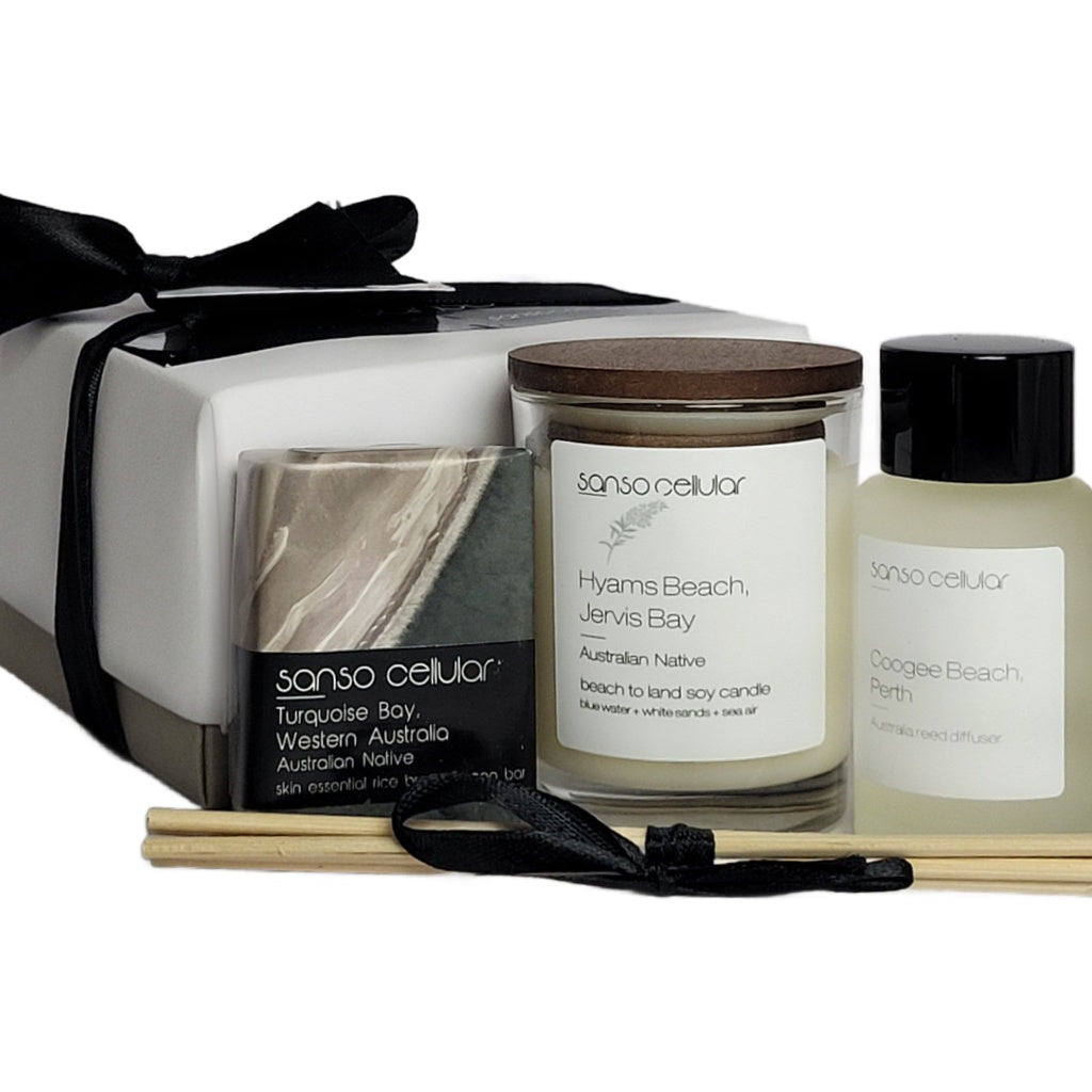 Australian Native Home Aroma and Shower Collection Gift Box I Sample Pack