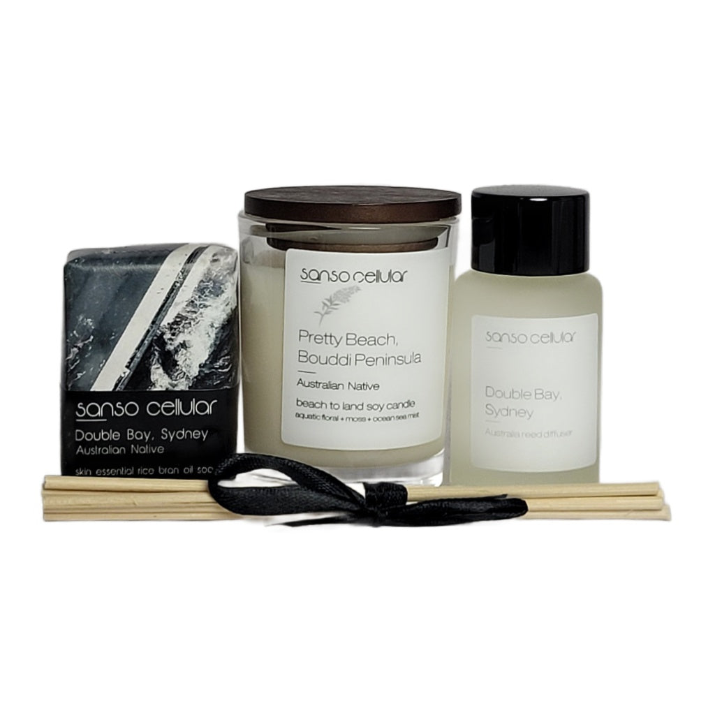 Australian Native Home Aroma and Shower Collection Gift Box I Sample Pack