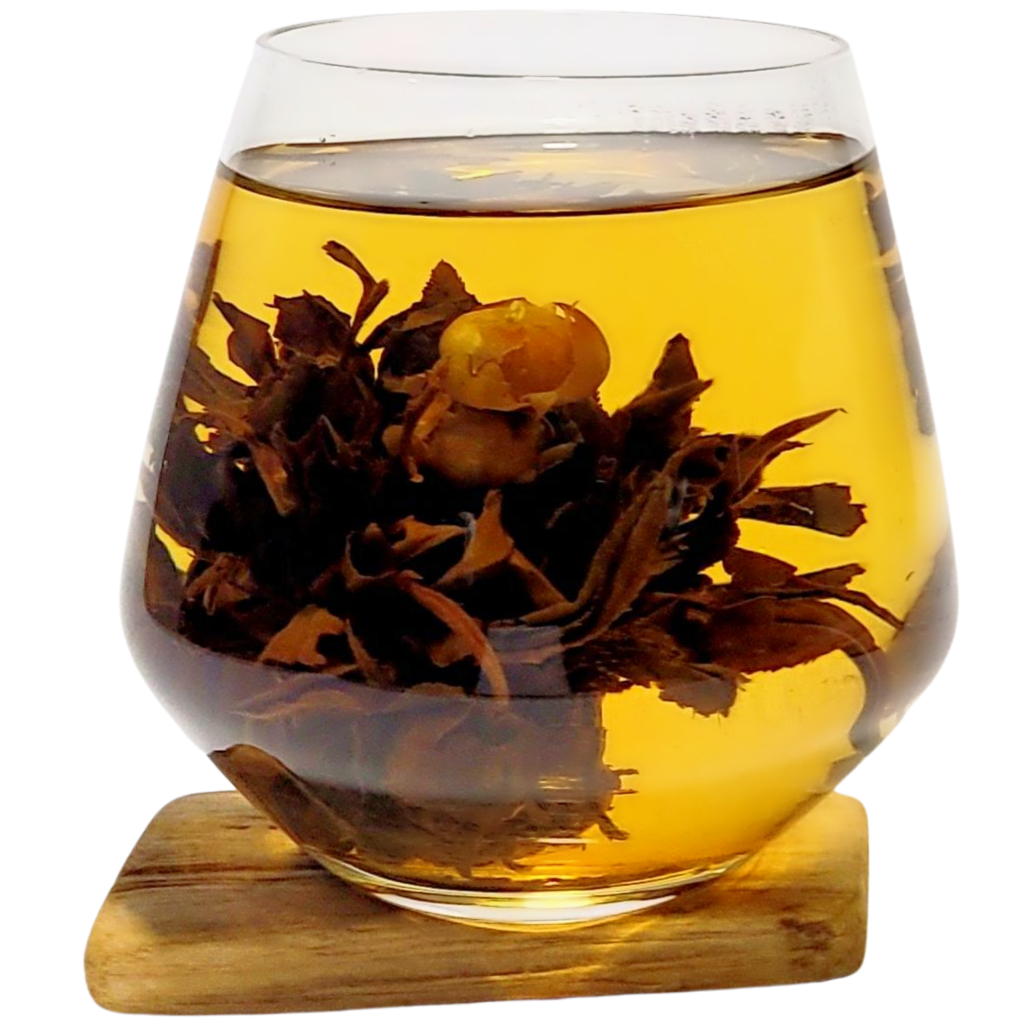 Chai Cinnamon Vanilla with Camellia Flower Blooming Black Tea Ball