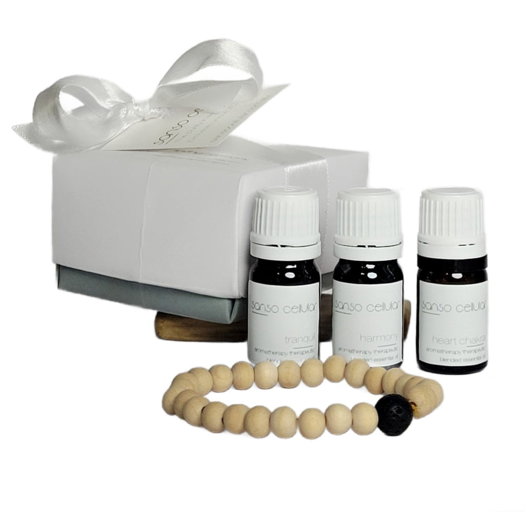 Loving Harmony Aromatherapy Pure Essential Oil I Wood Lava Bracelet