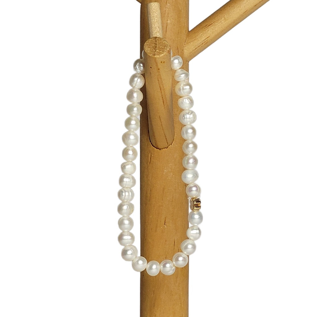 Fresh Water Pearl with Pendant Bracelet