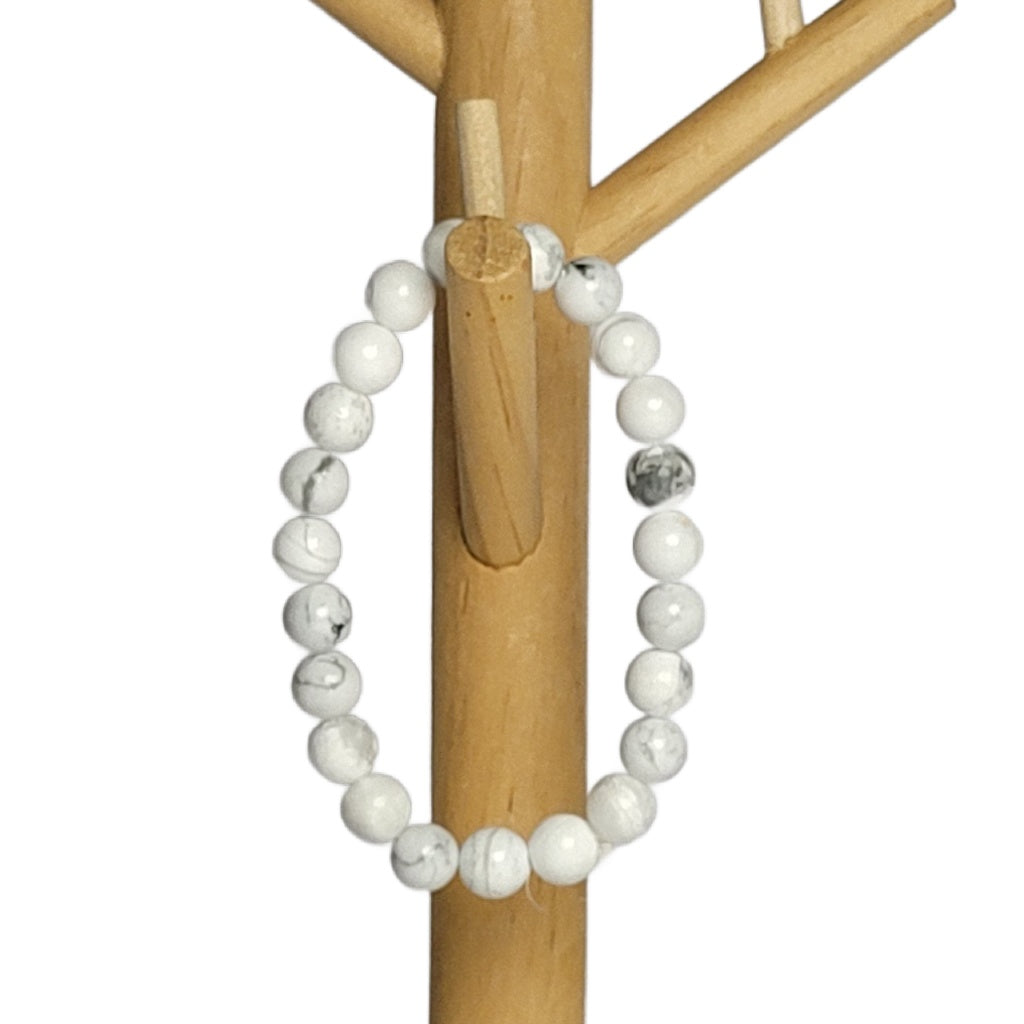 White Howlite Bracelet