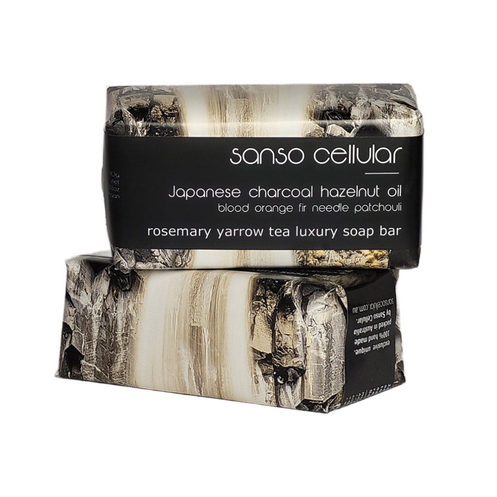 Japanese Charcoal I Bamboo I Hazelnut Oil Purifying Skin Essence Soap Bar