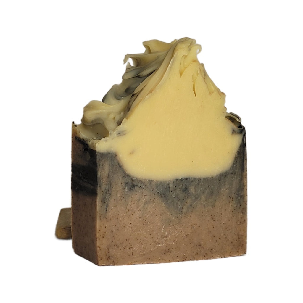 Leathermoss with Organic Walnut Shell Exfoliating Soap Bar