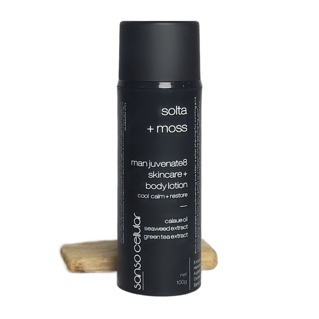 Solta + Moss Man Juvenate8 Aftershave I Face I Body Lotion