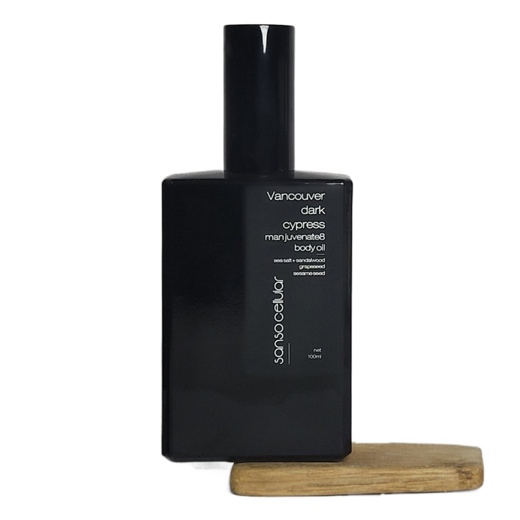 Vancouver Dark Cypress Man Juvenate8 Cologne Body Oil