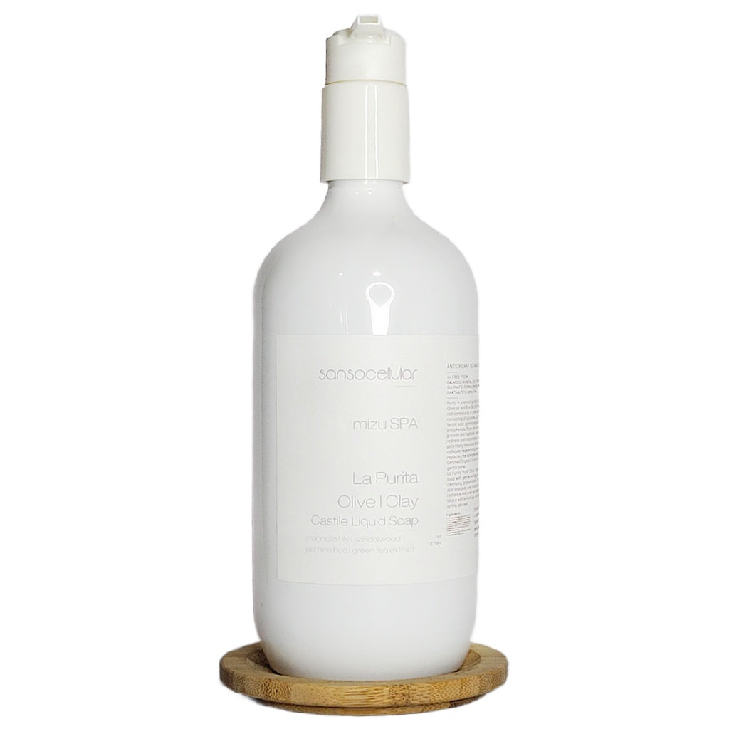 Mizu SPA I Magnolia Olive I Clay Castile Luxurious Body Wash