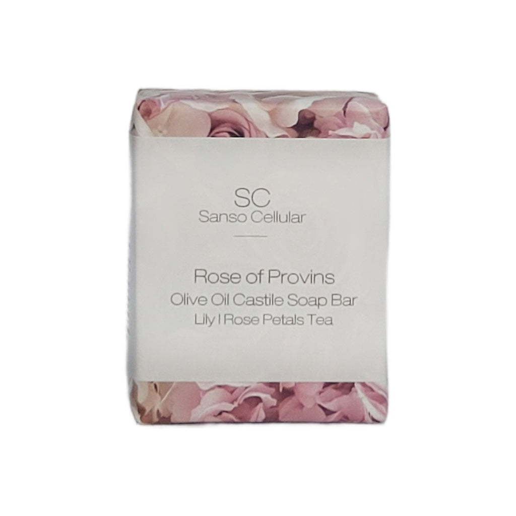 Rose of Provins with Lily Rose Tea I Olive Oil Castile Soap Bar