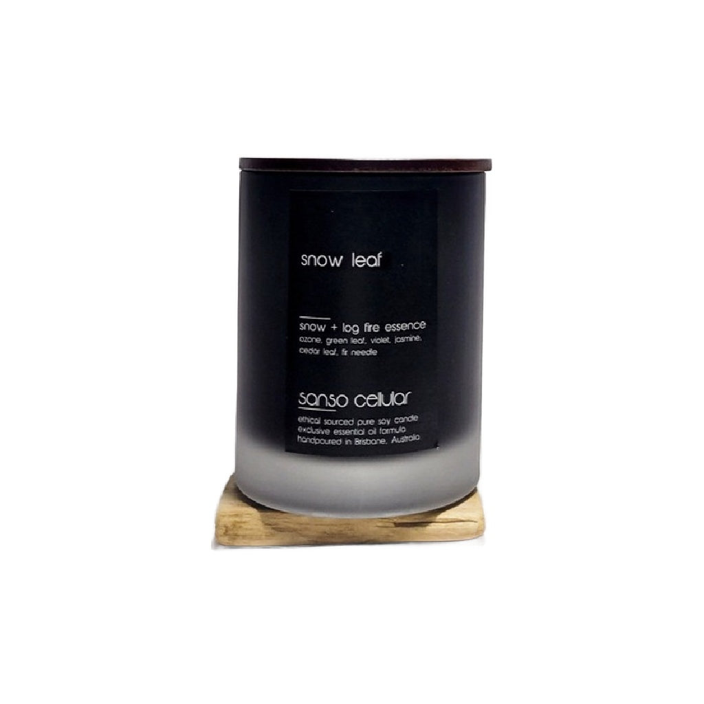 Snow Leaf Signature Pure Soy Candle
